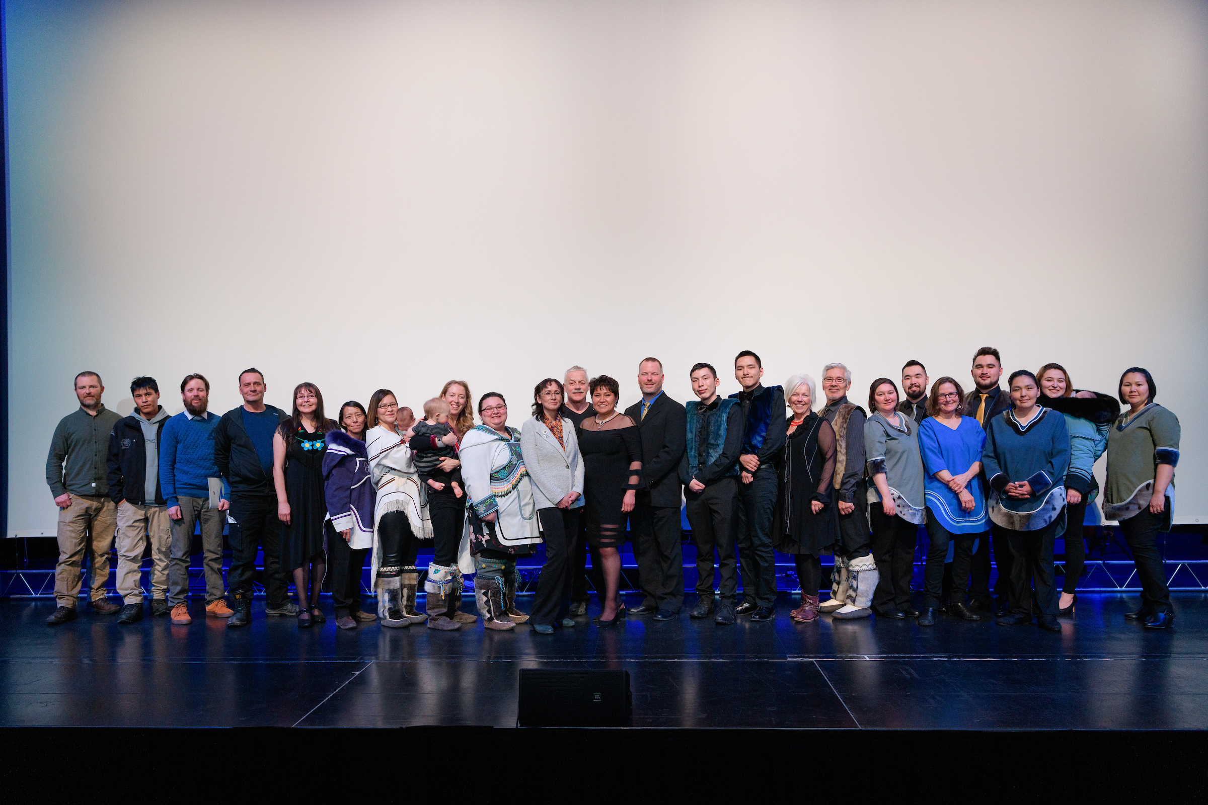 2018 AIP laureates on stage